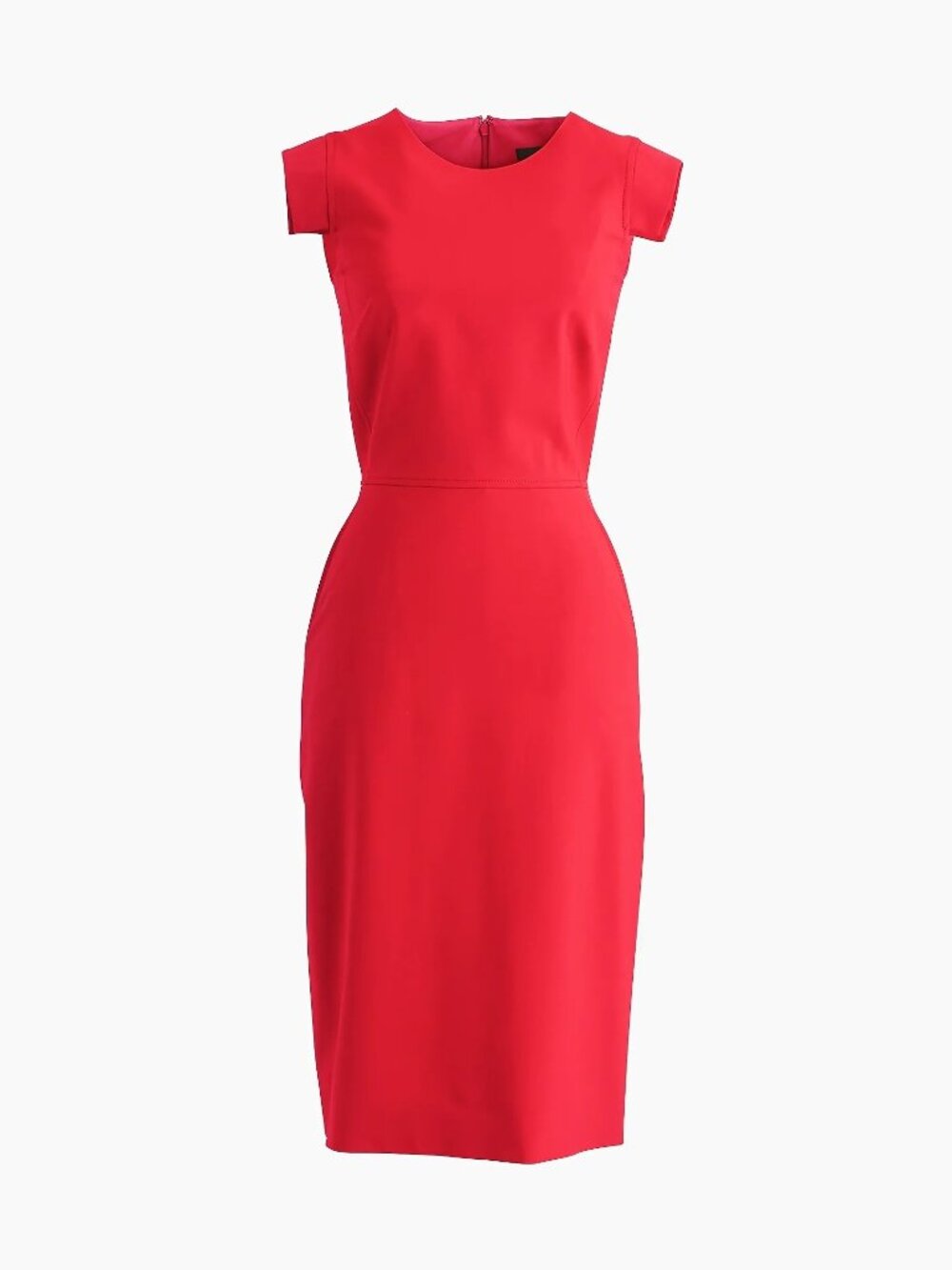 J. Crew Resume Dress in Providence Red